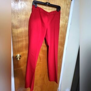 EXPRESS Columnist straight leg pants-Red Size 8R